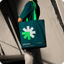 Branded tote bag