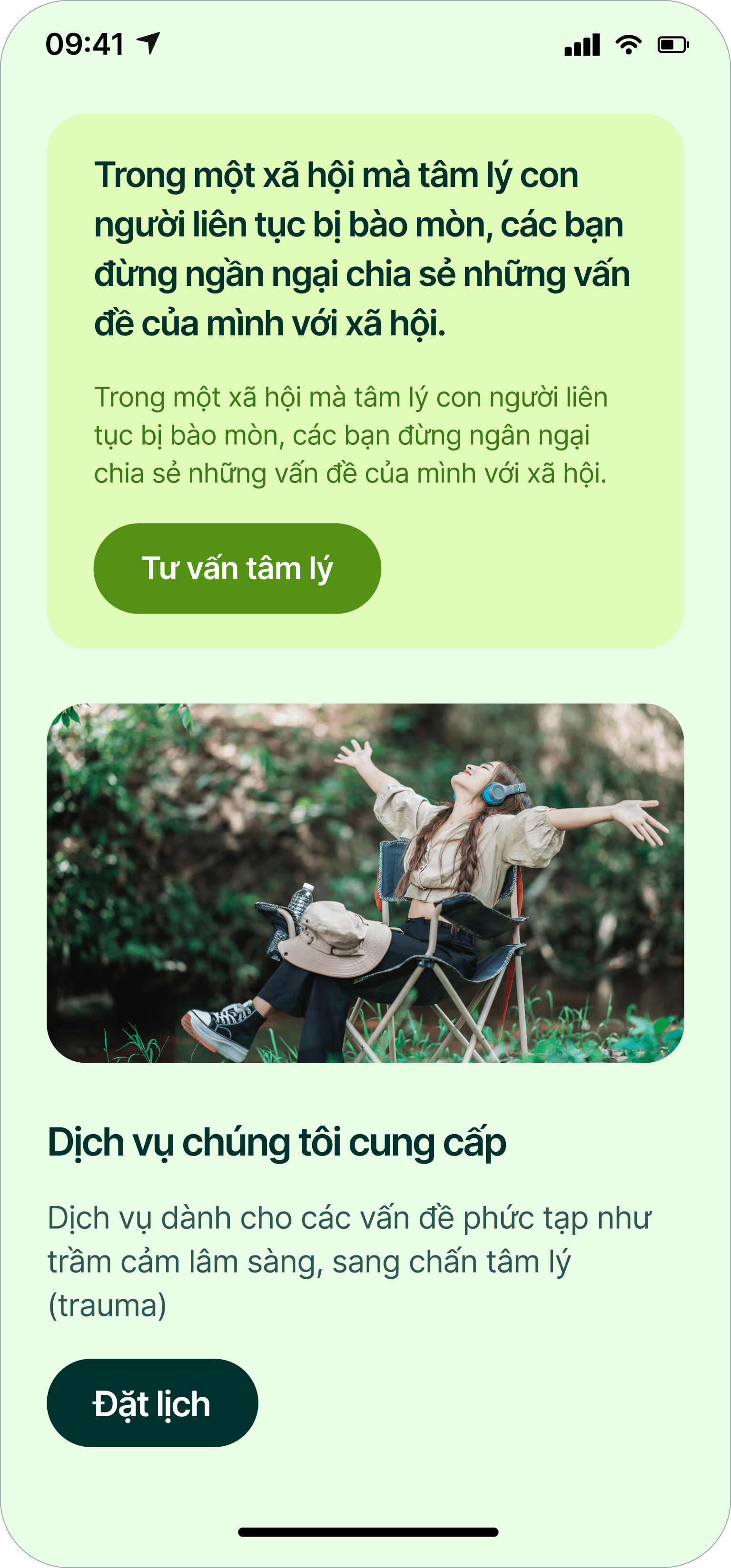 Dịch vụ tư vấn tâm lý