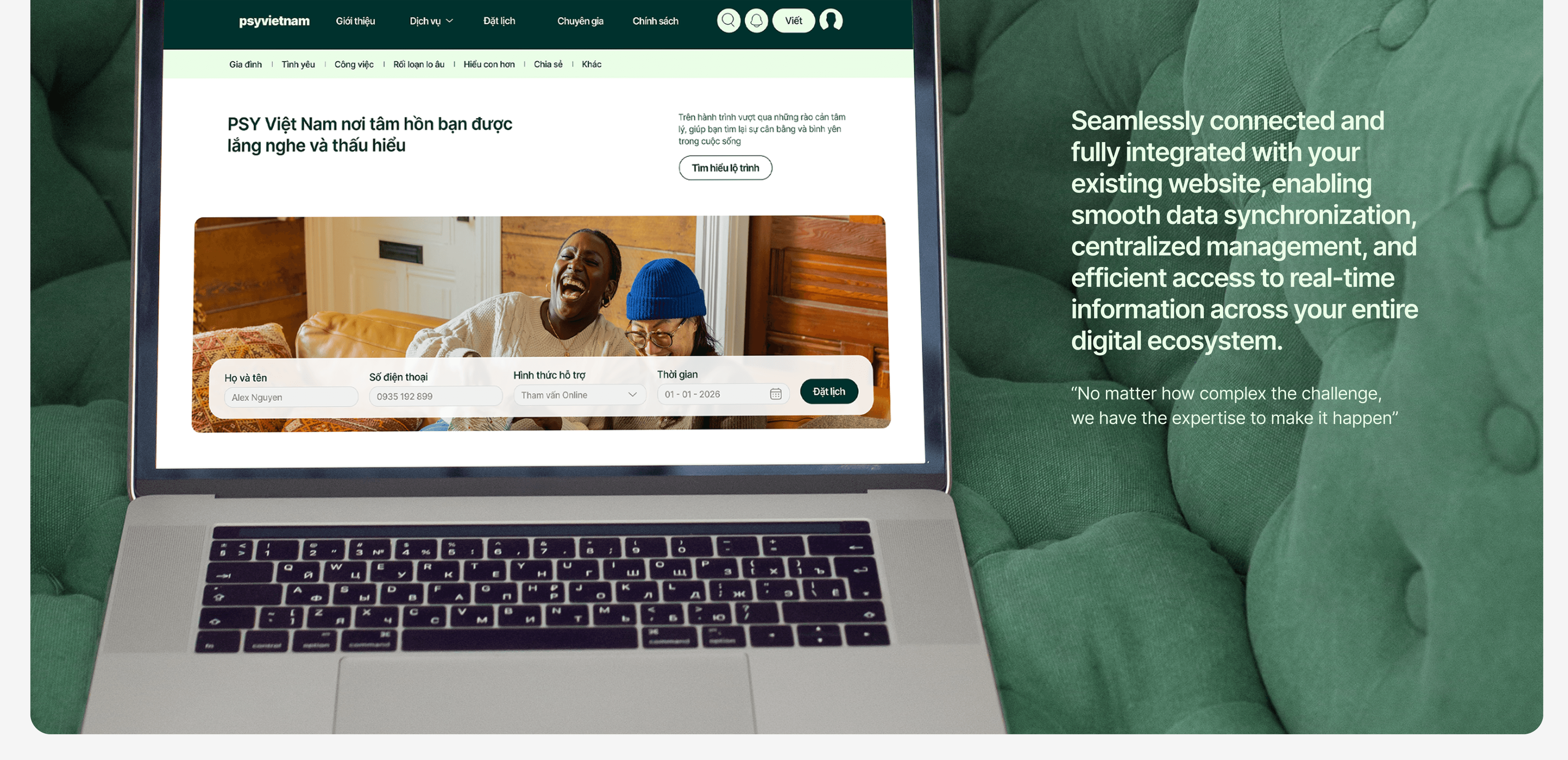 Giải pháp kết nối dashboard với website và đồng bộ dữ liệu tập trung