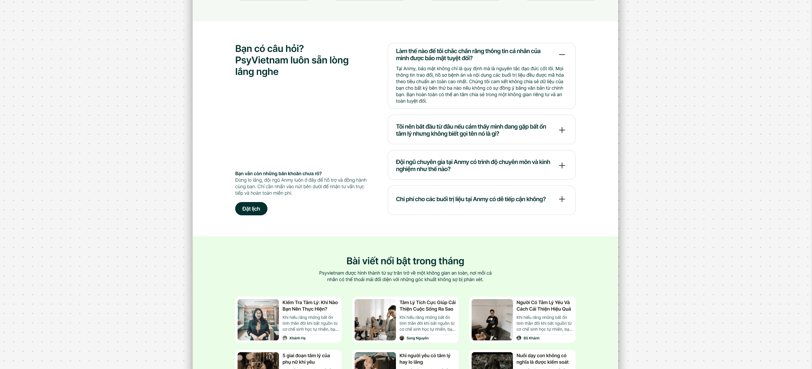 Dự án thiết kế UX/UI website PsyVietnam — hình 4