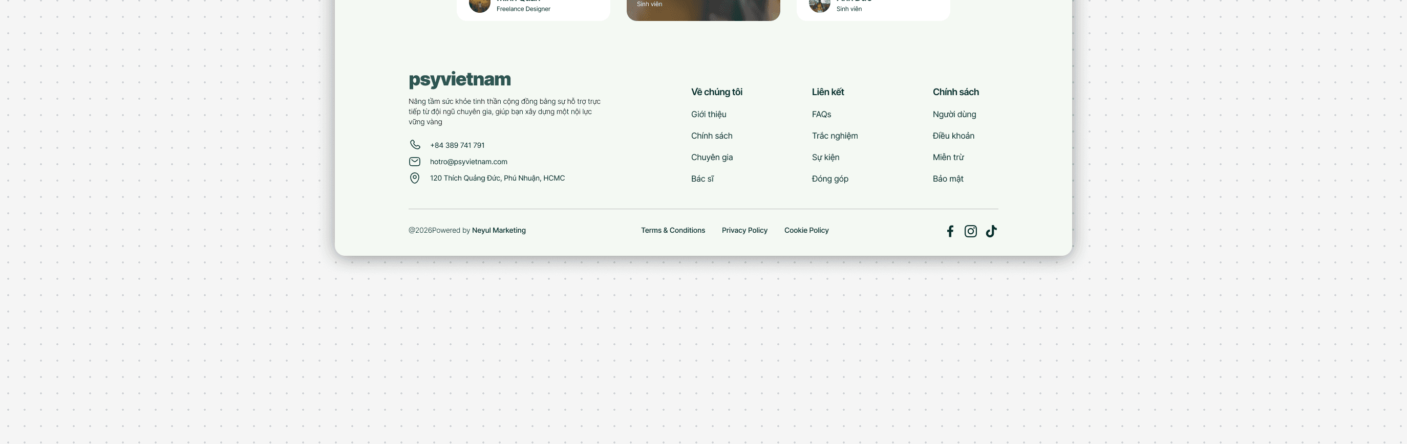 Dự án thiết kế UX/UI website PsyVietnam — hình 6